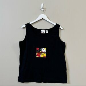 Walt Disney World women’s Mickey Mouse black tank top